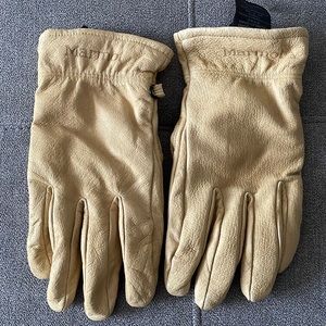 Marmot leather gloves
